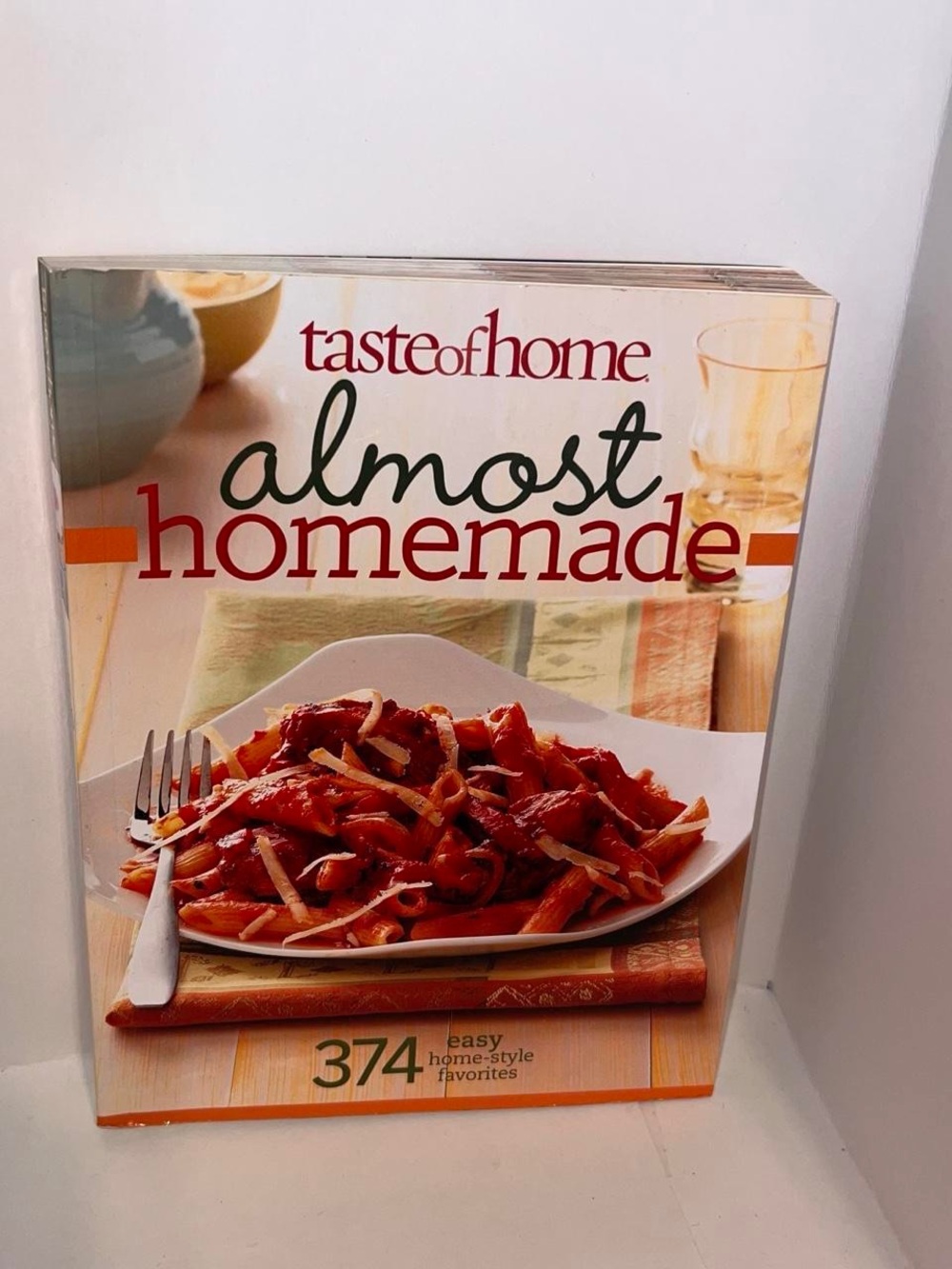 Taste of Home Almost Homemade Cookbook - White, Red, Orange Cover